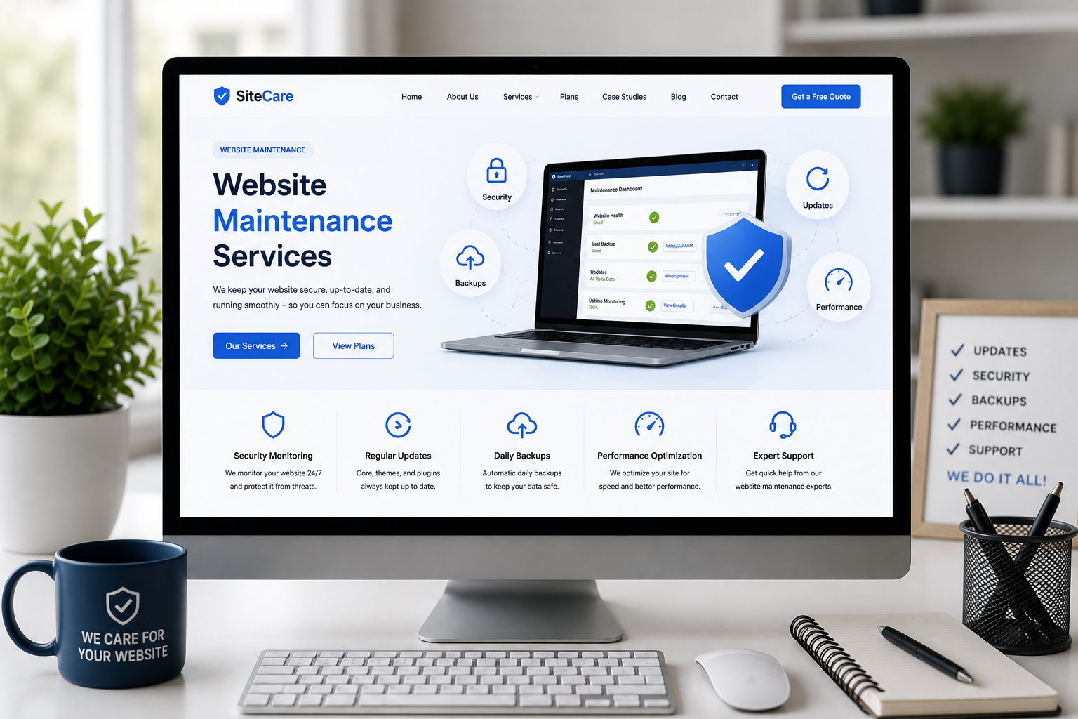 Website Maintenance